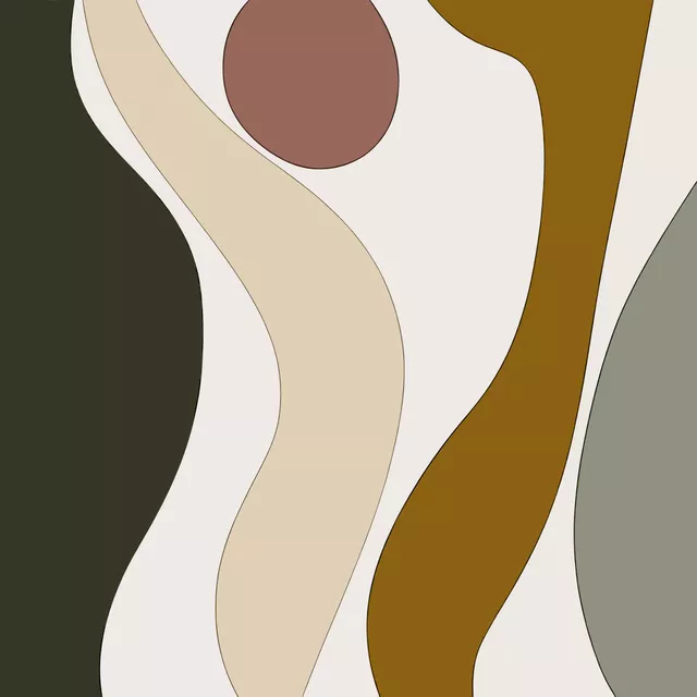 Sitzkissen Abstrakt Herbst 4