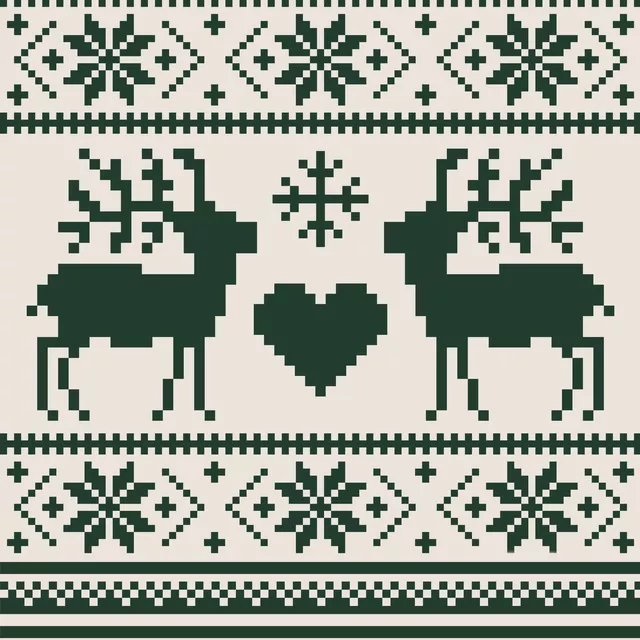 Tischläufer Merry Christmas grün sand