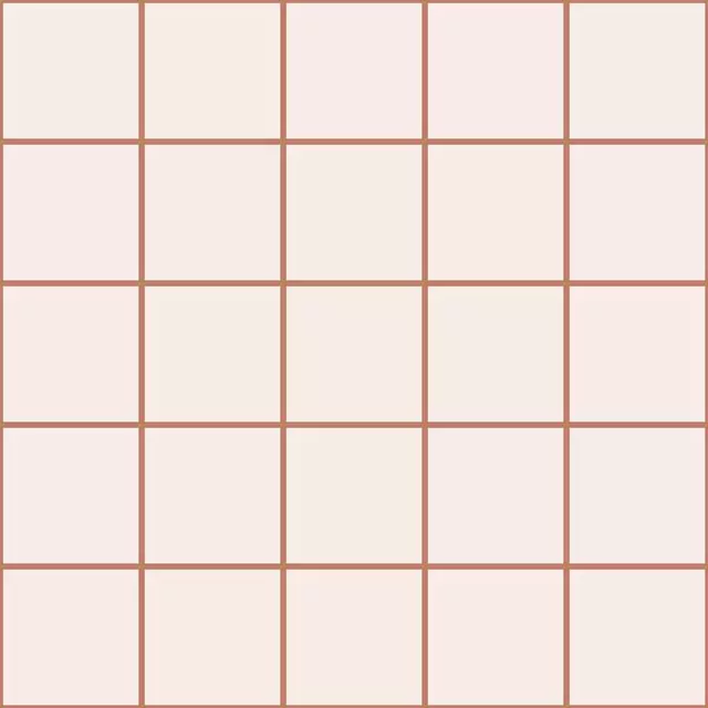 Tischdecke Blush Teracotta Karo