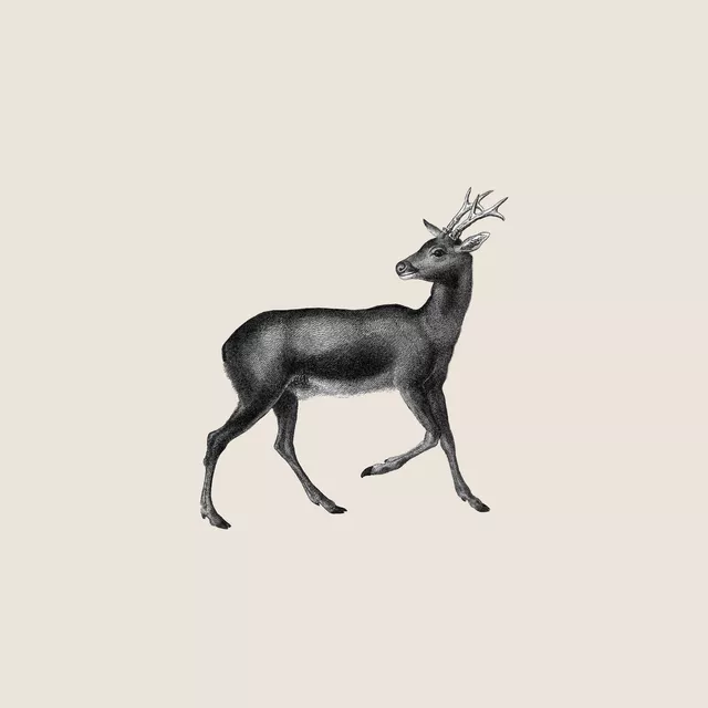 Vintage Holidays Deer