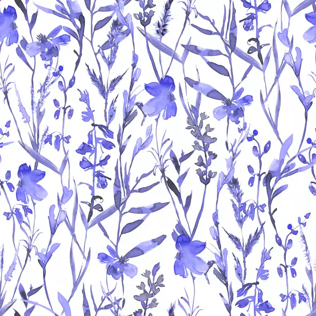 Very Peri WIldblumen Wiese