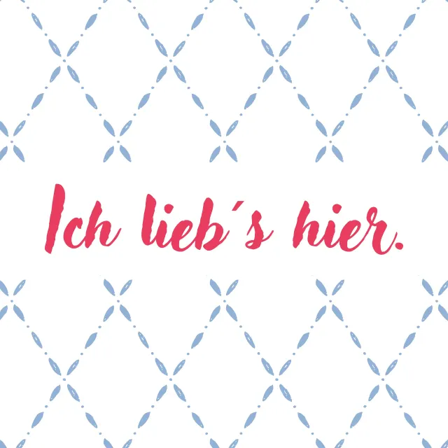 Kissen Ich lieb´s hier