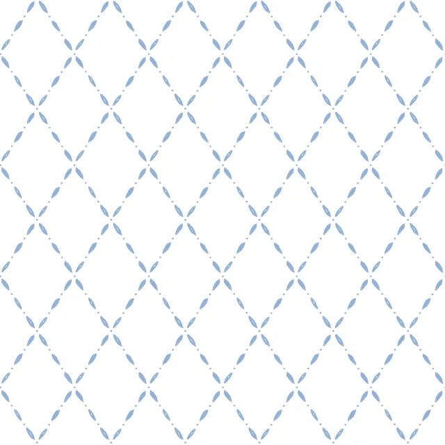 Rautenmuster blau
