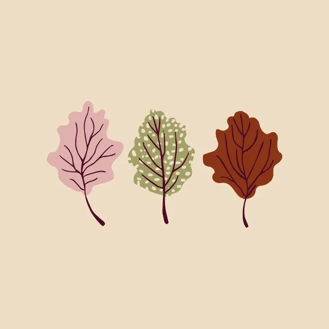 Tischläufer Herbst Blätter