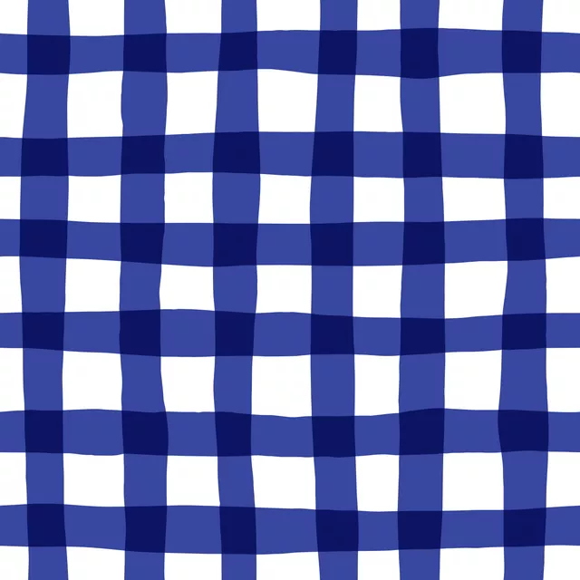 Karomuster blau