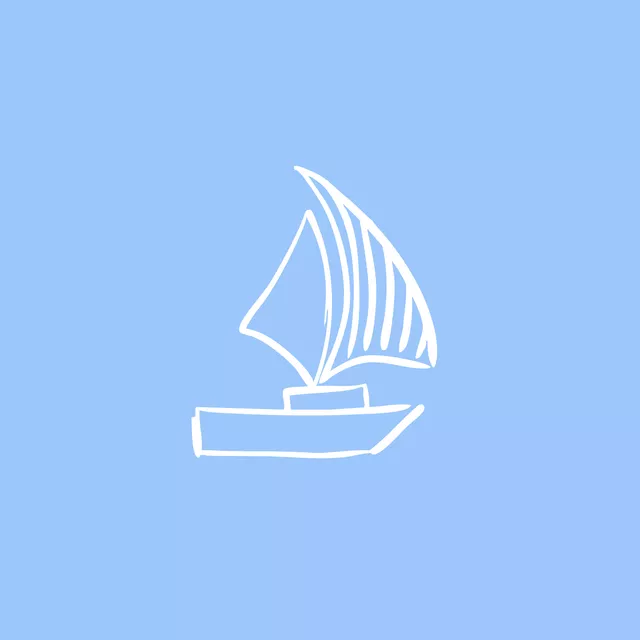 Kissen Segelboot