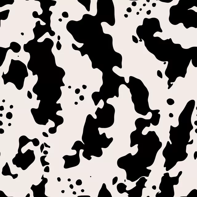 Tischläufer Organic Shapes | schwarz