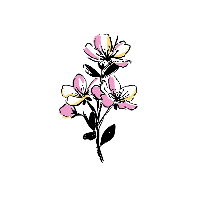 Servietten Kirschblüten