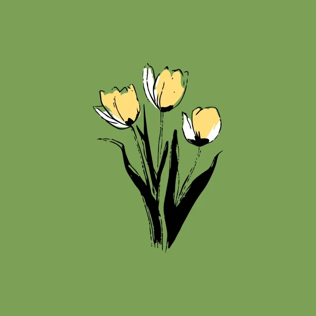 Servietten Tulpen