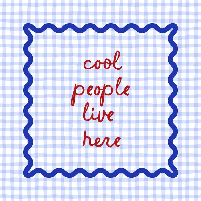 Kissen cool people live here