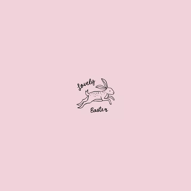 Kissen Hase rosa