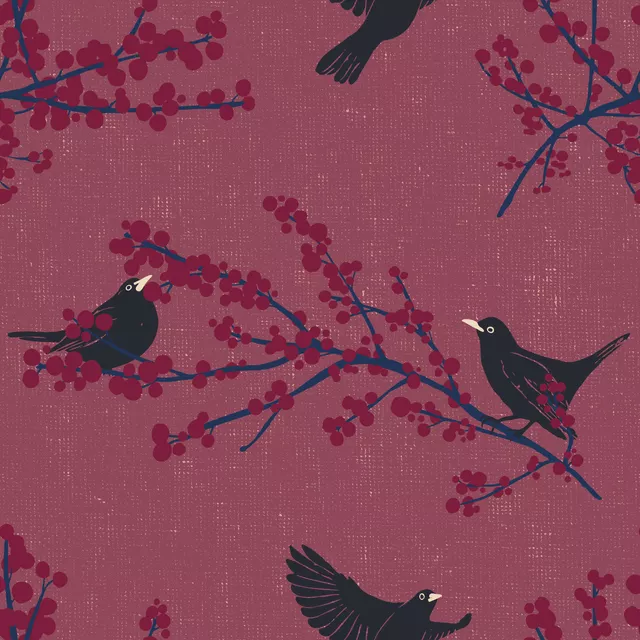 Bettwäsche Chirping Beauties rose
