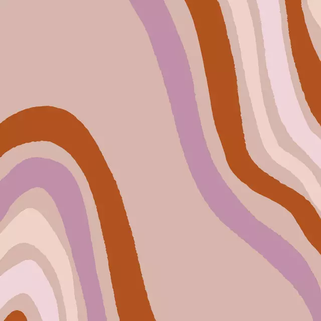 Bettwäsche Organic Stripes orange lila