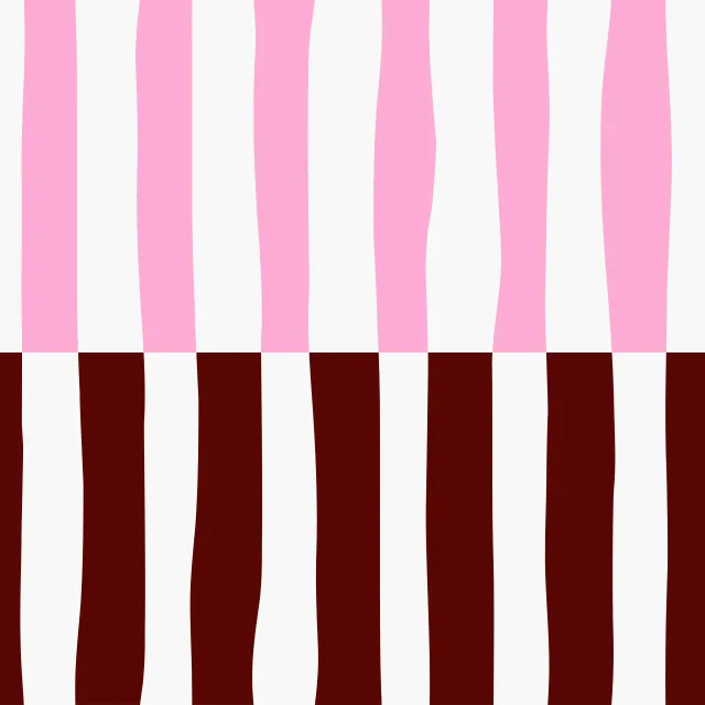 Kissen Streifen Duo bordeaux pink