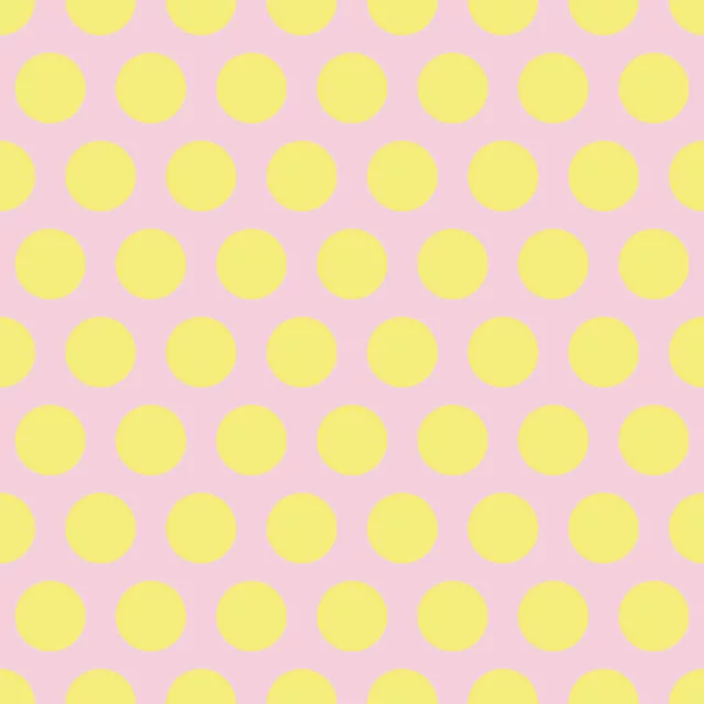 Polkadots | zitronengelb-rosa