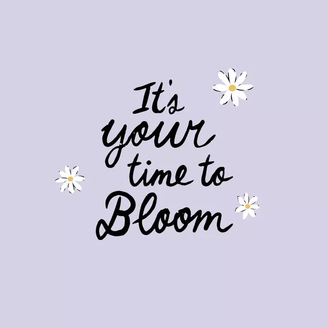 Kissen It´s your time to bloom