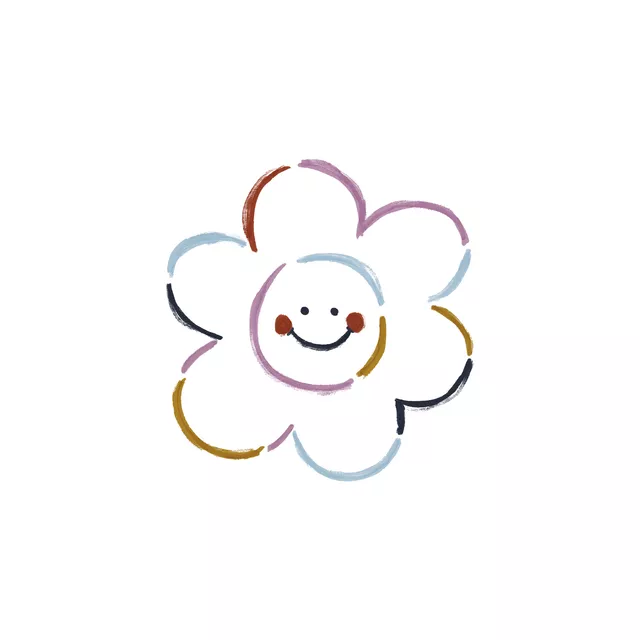 Kissen Smile Flowers | Print