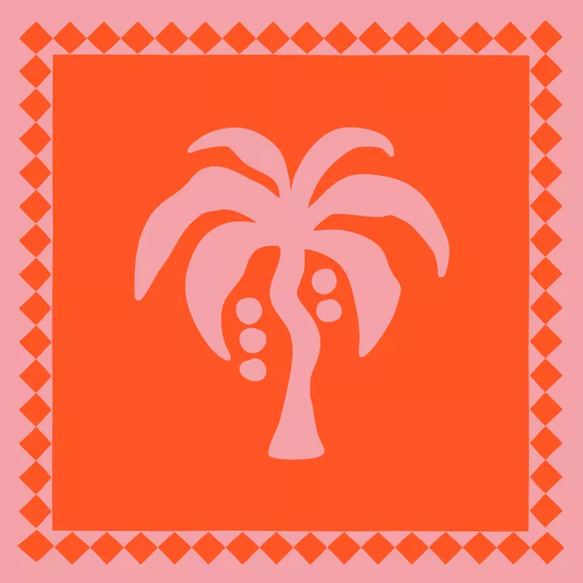 Kissen Palme 2 Wendemotiv
