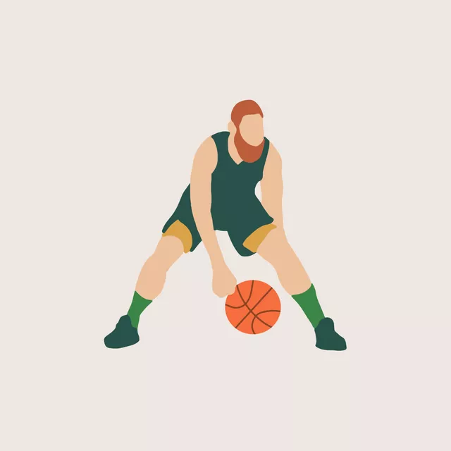 Kissen Basketball Player 3