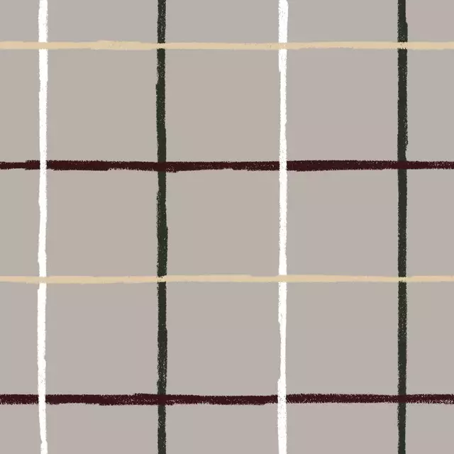 Bettwäsche Karos beige