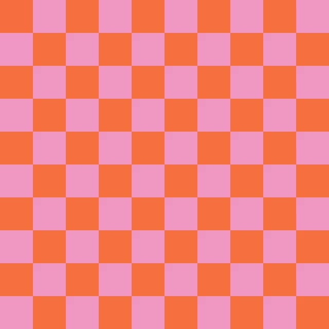 Kissen Checks Karotte Babypink