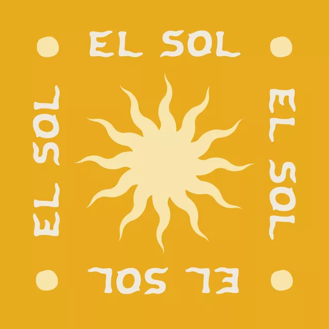 Kissen El Sol Sonne