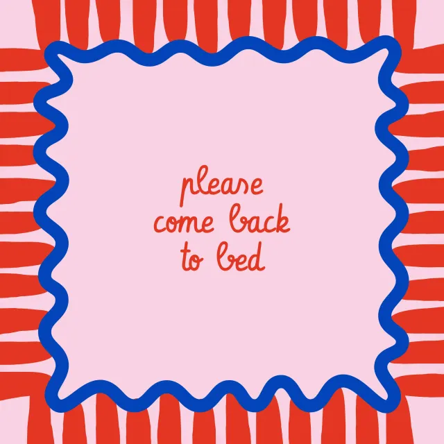 Servietten Come Back To Bed