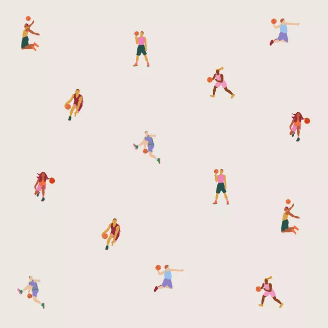 Servietten Basketball Muster 1