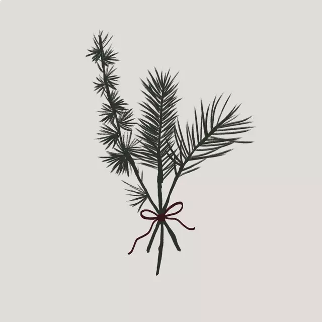 Servietten Weihnachtsstrauß 1