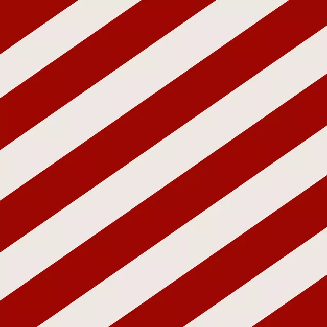 Tischset Christmas Stripes Beige Rot