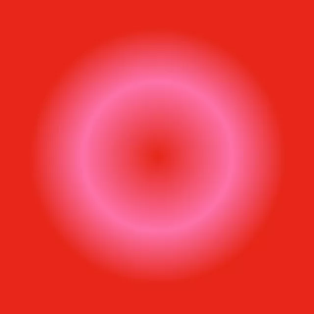 Kissen Gradient Pink Red Circle