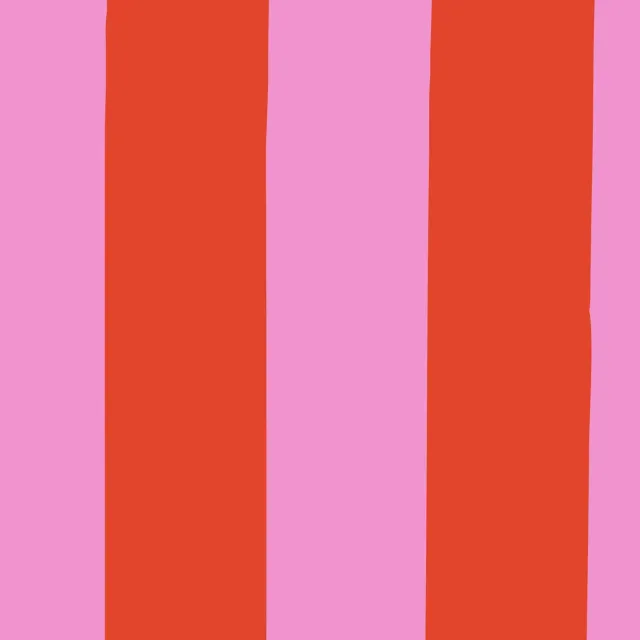 Kissen Streifen Pink Rot