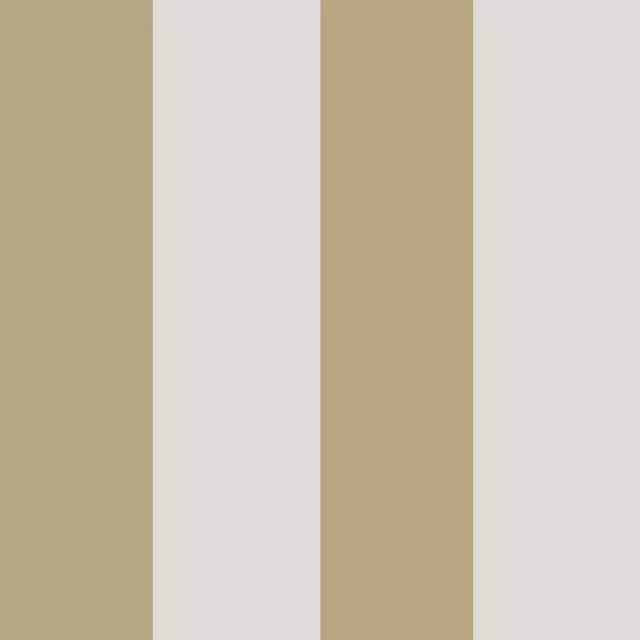 Bettwäsche Streifen Hellbeige Gelb