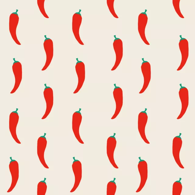 Kissen Chilli Pattern Beige