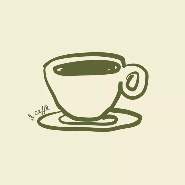 Kissen Kaffee Cafe
