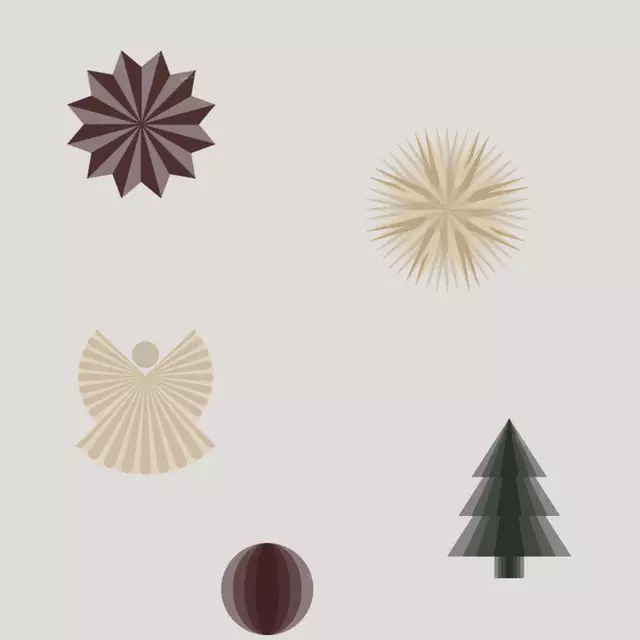 Geschirrtücher Weihnachtselemente bunt