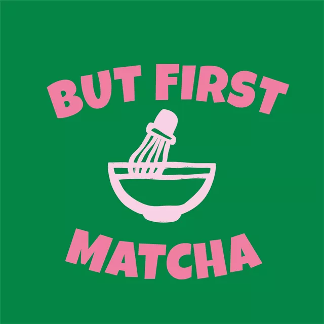 Kissen But First Matcha