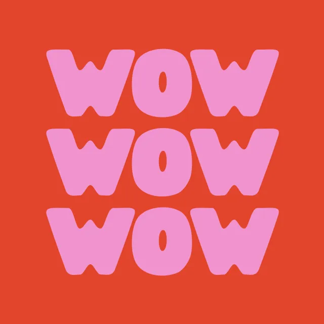 Servietten Wow