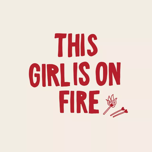 Kissen This Girl Is On Fire