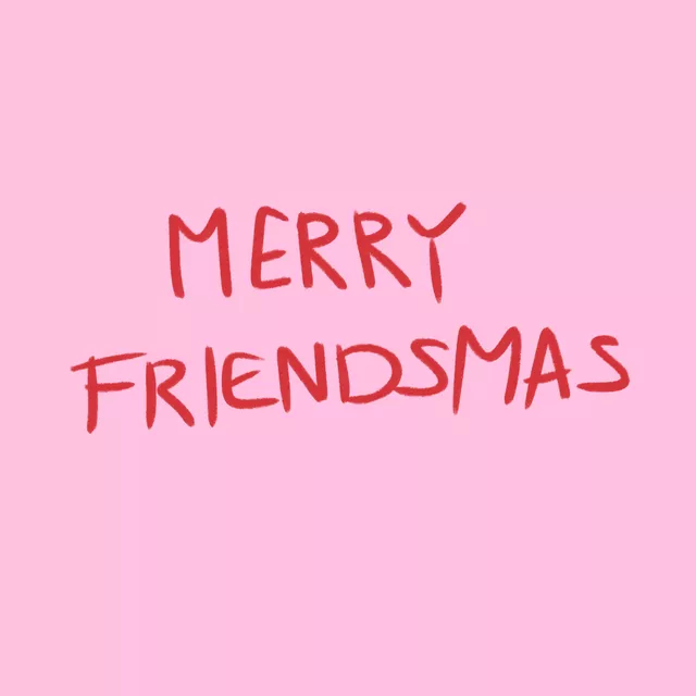 Tischset Merry Friendsmas Pink