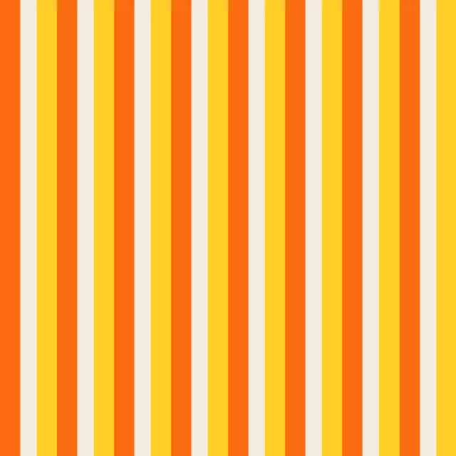 Kissen Stripes Orange Yellow Beige