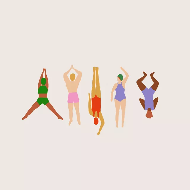 Geschirrtücher Schwimmen 2