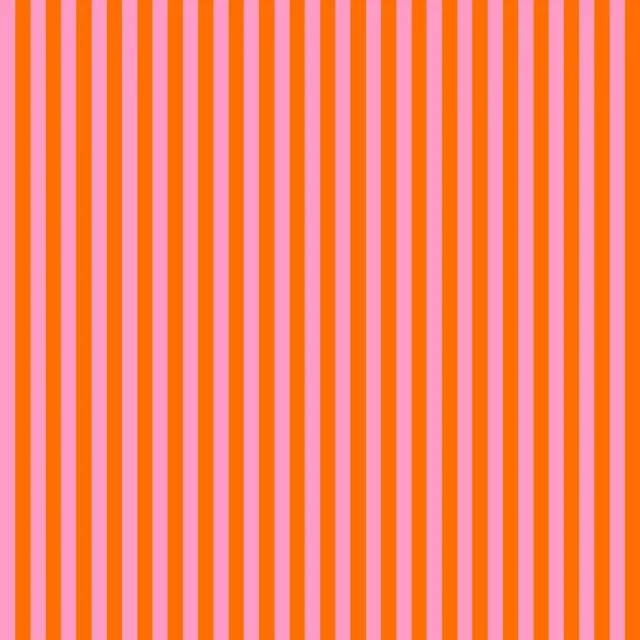 Bettwäsche Streifen Pink Orange