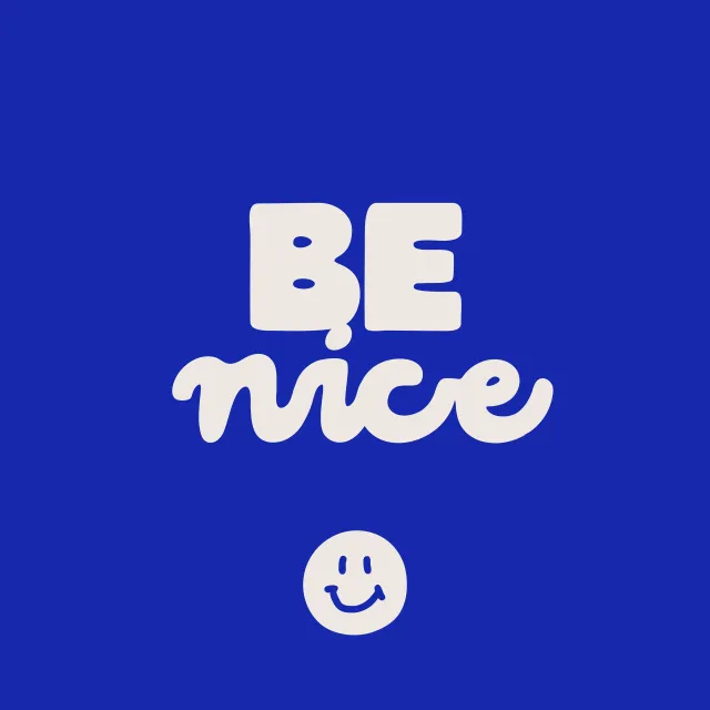 Servietten Be nice