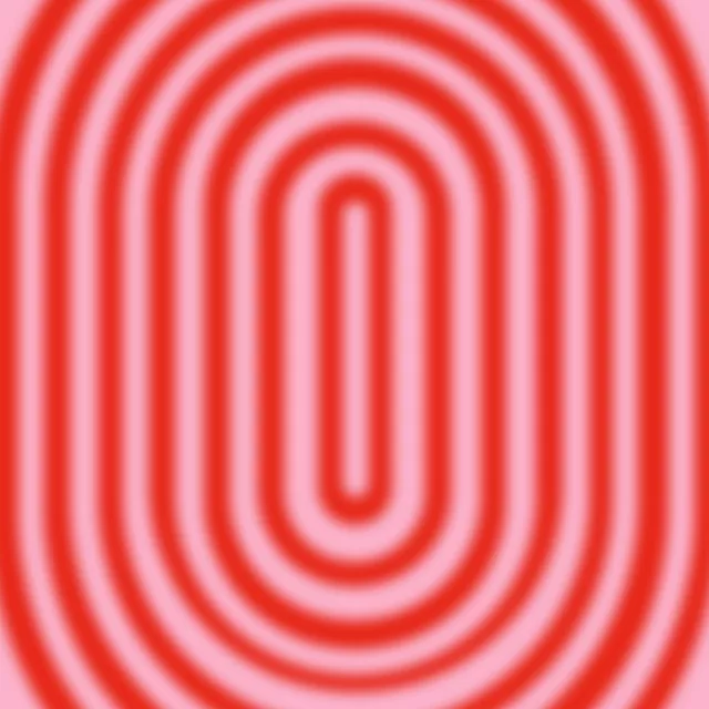Kissen Gradient Circles Pink Red