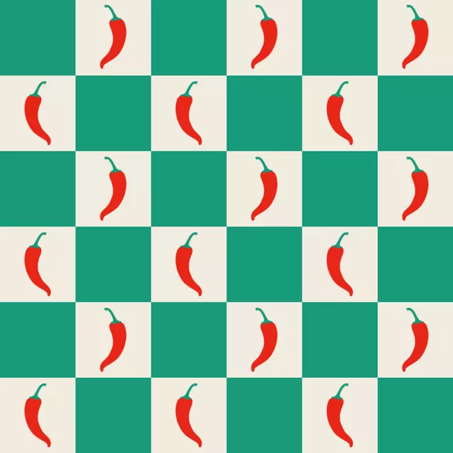 Kissen Checks Chilli Green