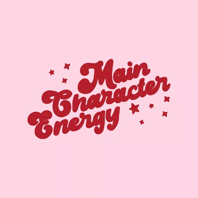 Tischset Main Character Energy