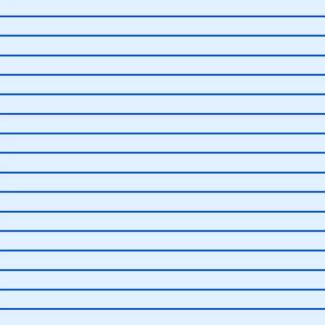 Kissen Hand Drawn Lines Blau