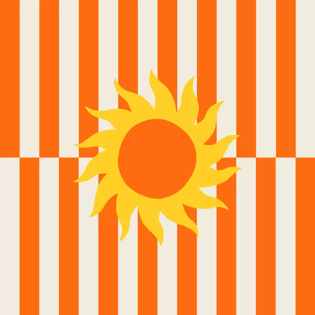 Kissen Sun Stripes