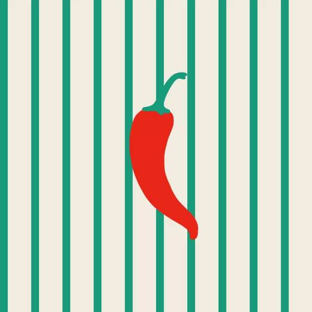 Kissen Chilli Stripes Green